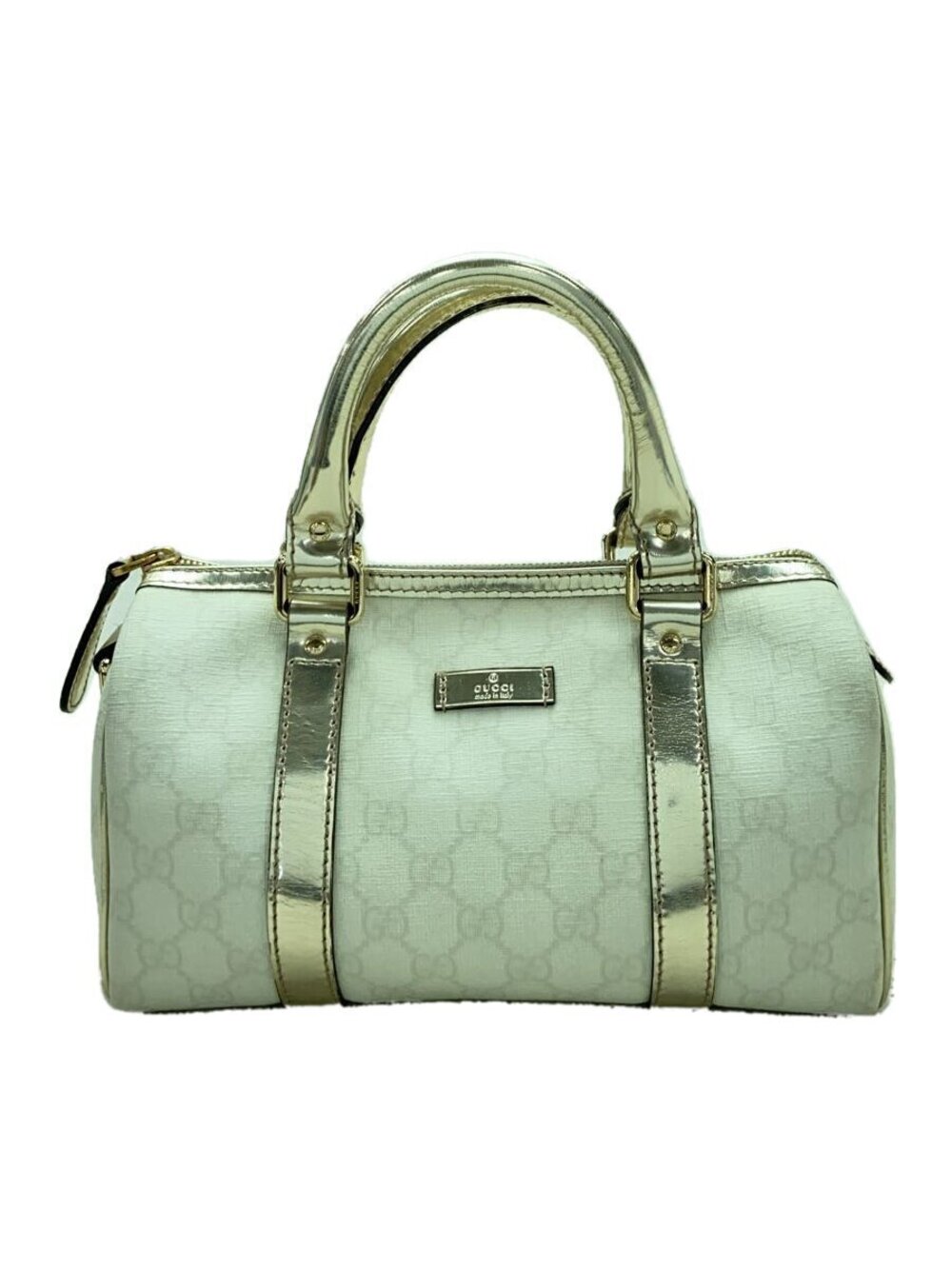 Gucci Boston Bag White All over
